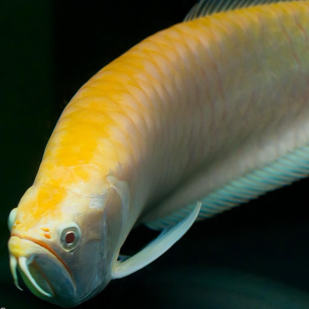 United Arab Emirates Red eye white seed yellow silver Arowana